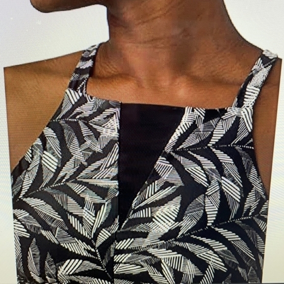 PrAna Regan Bikini top Black springtime foliage - Picture 3 of 5